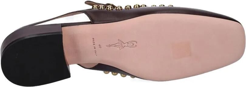 Bally rina slingback pumps met studs Bruin - Foto 5