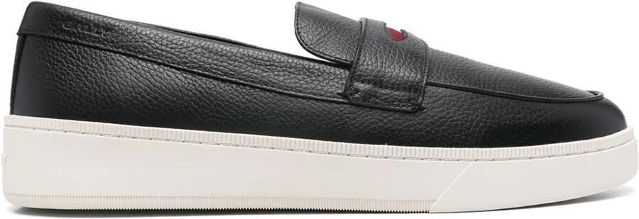 Bally Sneakers met logo-reliëf Zwart