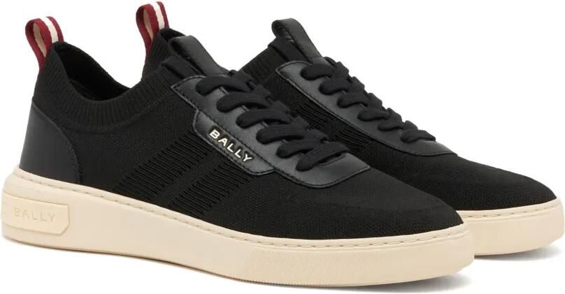 Bally Sneakers met vlakken en logopatroon Zwart - Foto 4
