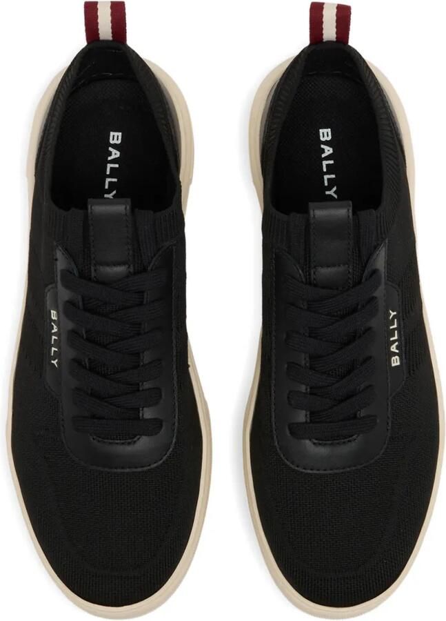 Bally Sneakers met vlakken en logopatroon Zwart - Foto 3