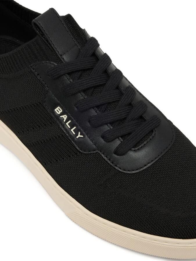 Bally Sneakers met vlakken en logopatroon Zwart - Foto 2