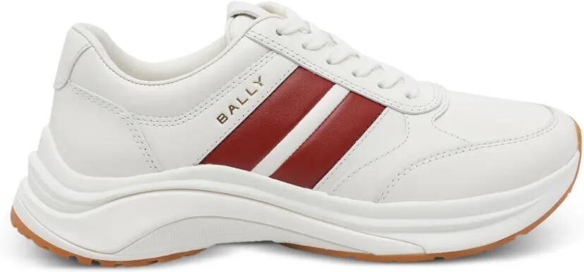 Bally Sneakers met vlakken en logoprint Wit