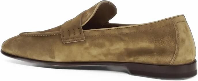Bally suede slip-on loafers Bruin - Foto 4