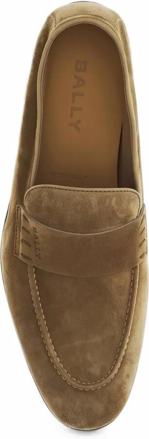 Bally suede slip-on loafers Bruin - Foto 2