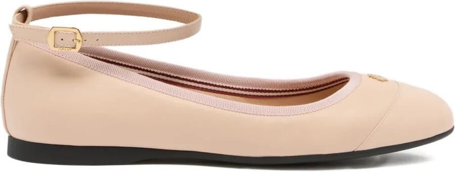 Bally Ysla ballerina's met enkelbandje Beige