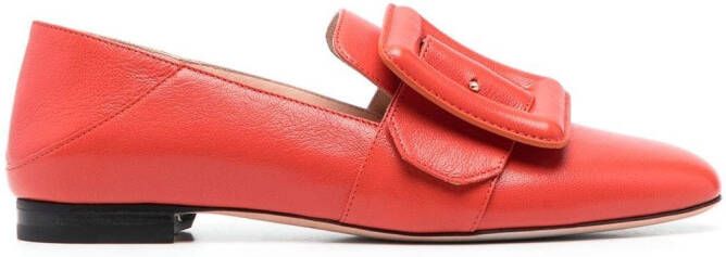 Bally Loafers met gesp Oranje