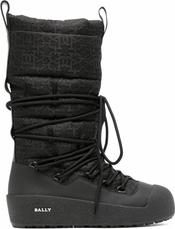 Bally Cathye laarzen Zwart