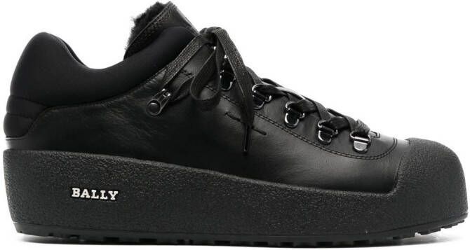 Bally Curyal leren laarzen Zwart