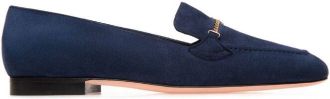 Bally Daily Emblem leren loafers Blauw