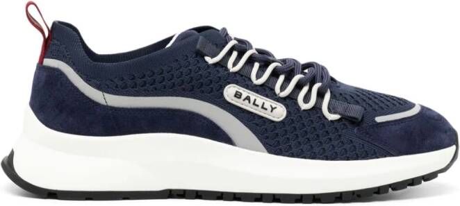 Bally Daryel sneakers met mesh vlak Blauw