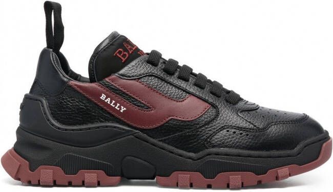 Bally Sneakers met geborduurd logo Zwart