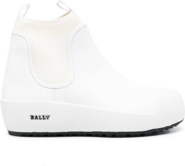 Bally Gadey laarzen met elastisch vlak Wit