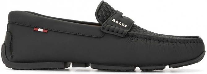 Bally Geweven loafers Zwart