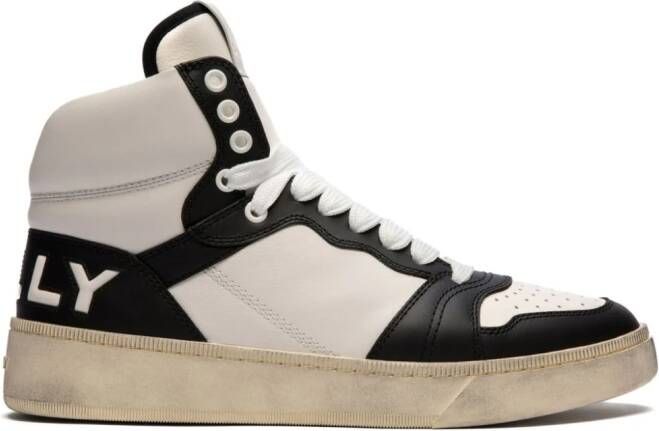 Bally High-top leren sneakers Beige