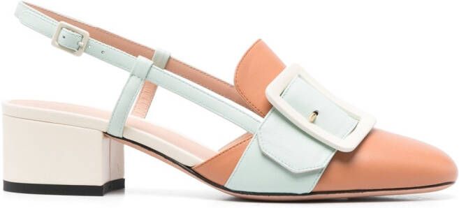 Bally Jasmine slingback leren pumps Bruin