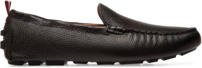 Bally Kyler leren loafers Zwart