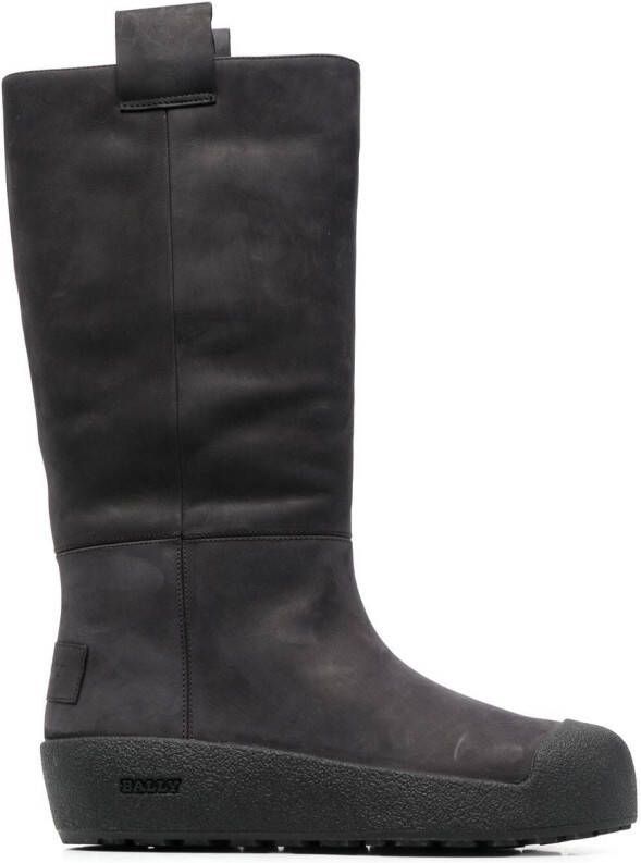 Bally Leren laarzen Zwart