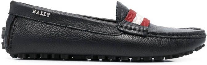 Bally leren loafers Zwart