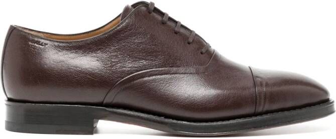 Bally Leren Oxford schoenen Bruin