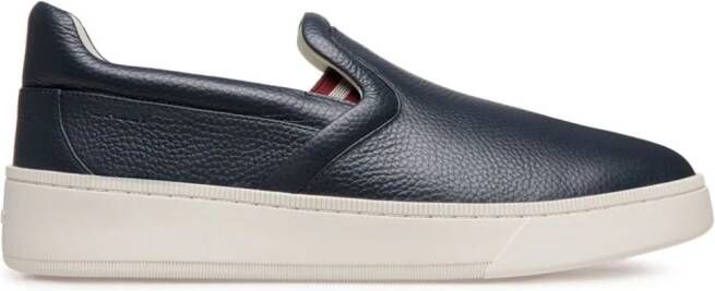 Bally Leren sneakers Blauw