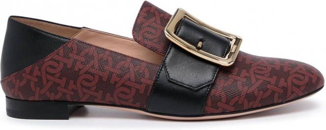 Bally Loafers met gesp Rood