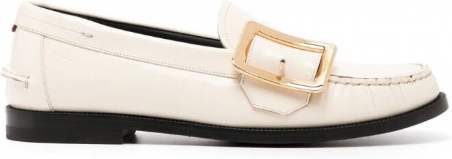 Bally Loafers met gesp Wit
