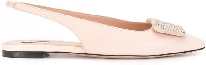 Bally Loafers met puntige neus Roze - Schoenen.nl