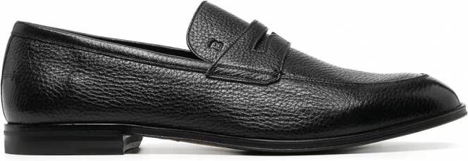 Bally Loafers met textuur Zwart