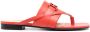 Bally Leren muiltjes Oranje - Thumbnail 1