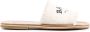 Bally Sandalen met geborduurd logo Beige - Thumbnail 1