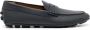 Bally Leren loafers met logoplakkaat Blauw - Thumbnail 1