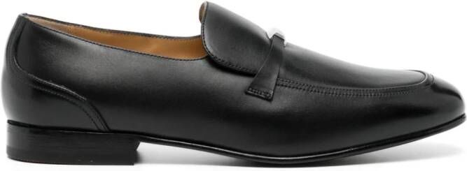 Bally Leren loafers Zwart