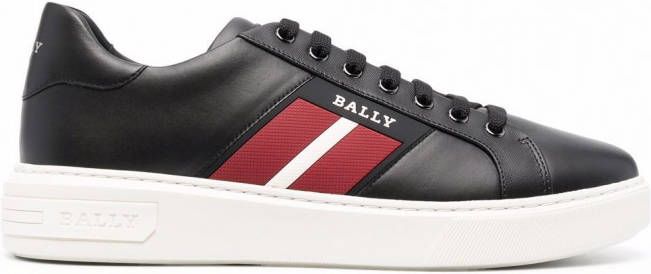 Bally Leren sneakers Zwart