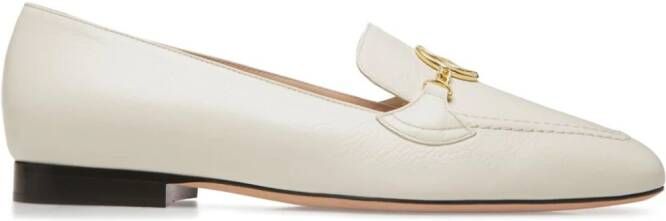 Bally O'Brien gegranuleerde loafers Wit