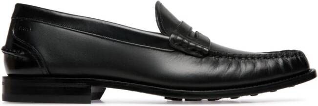 Bally Oregan leren loafers Zwart