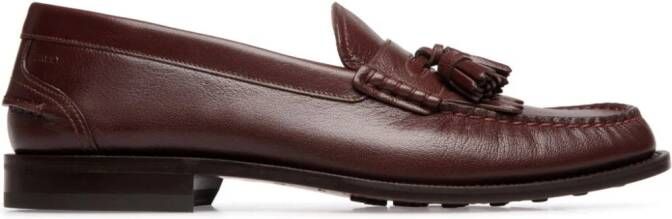 Bally Oregan leren loafers met kwastje Bruin