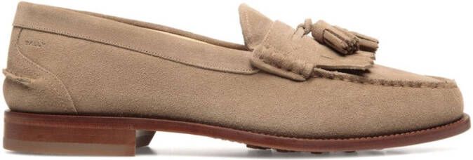 Bally Oregon suède loafers Beige