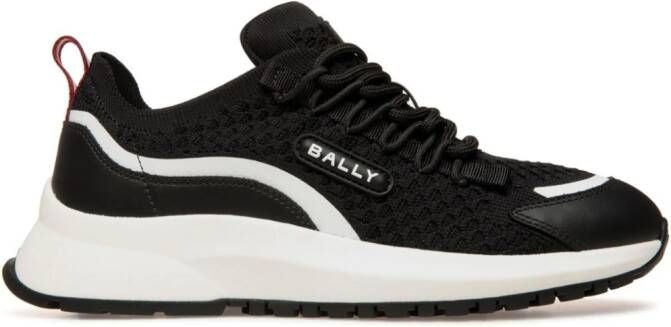 Bally Outline sneakers met logopatch Zwart