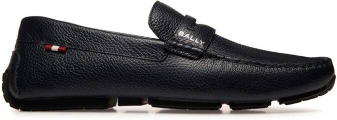 Bally Palsy leren loafers Zwart