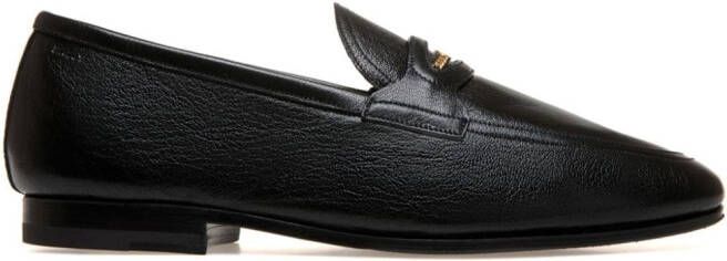 Bally Pesek leren loafers Zwart