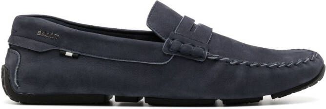 Bally Pier leren loafers Blauw