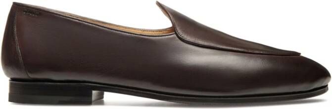 Bally Plume leren loafers Bruin