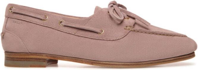 Bally Plume leren loafers Roze