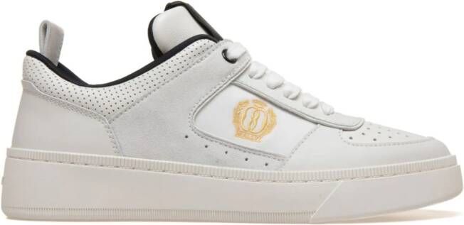 Bally Riweira leren sneakers met geborduurd logo Wit