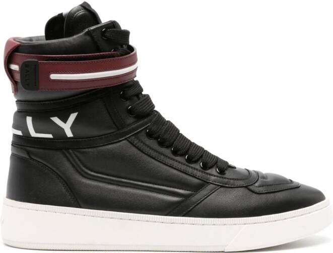 Bally Royce high-top leather sneakers Zwart