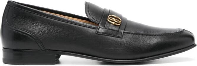 Bally Sadei leren loafers Zwart