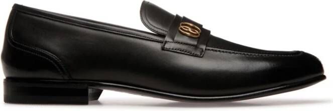 Bally Sadei loafers met logoplakkaat Zwart