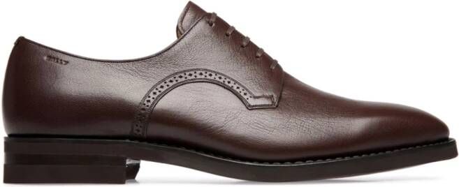 Bally Suède Oxford schoenen Bruin