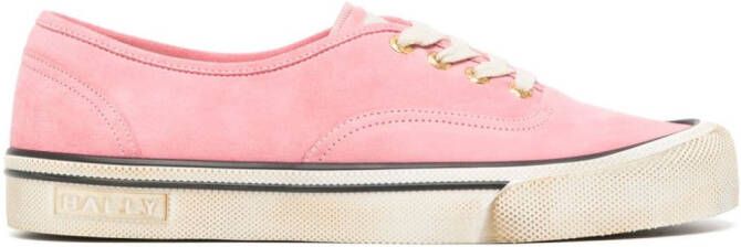 Bally Sneakers met gestreepte afwerking Roze