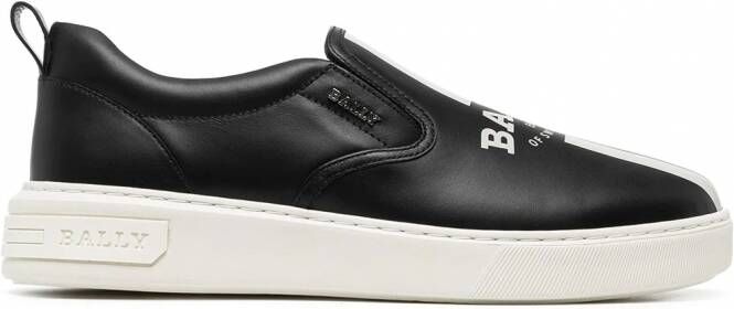 Bally Sneakers met logoprint Zwart